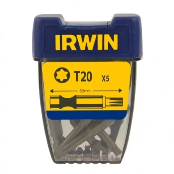 KOŃCÓWKA TYPU TORX 1/4' DŁUGA 50MM 5 SZT. T20 IRWIN 10504373