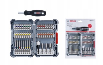 ZESTAW BITÓW 45 SZT. + WKRĘTAK BOSCH 2607017693