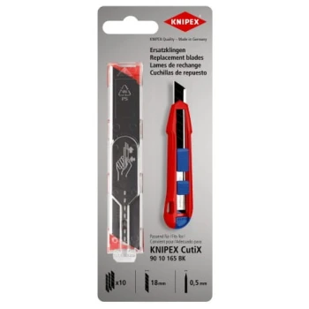 ZAPASOWE OSTRZE DO 90 10 165 BK, 10SZT. KNIPEX KN 90 10 16E