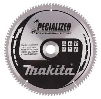 PIŁA SPIEKOWA DO ALUMNIUM SPECJALIZED 305*30 100Z MAKITA B-33358