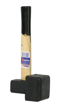 MŁOTEK BRUKARSKI Z NAKŁADKĄ GUMOWĄ 1KG DEDRA DED13M10