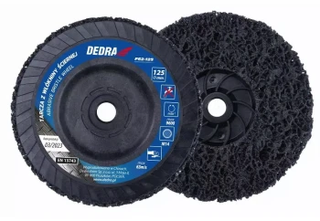 TARCZA WŁÓKNINY ŚCIERNEJ 125MM M14 DEDRA DED F62-125