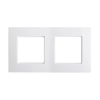 RAMKA PODWÓJNA BIAŁA ROSA E+PL-59231