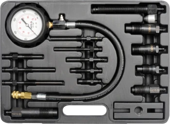 MIERNIK CIŚNIENIA SPRĘŻANIA DIESEL 16 CZĘŚCI YATO YT-7307