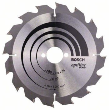 PIŁA TARCZOWA H OPTILINE WOOD 190*2.0*30/Z BOSCH 2608641184