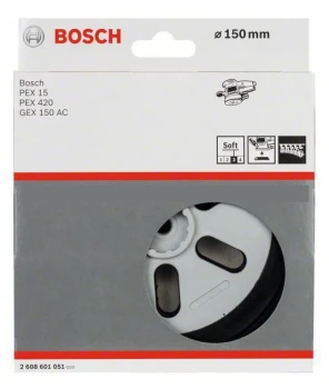 TALERZ SZLIFIERSKI D150 MIĘKKI BOSCH 2608601051