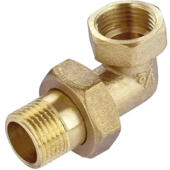 ZŁĄCZKA MOSIĘŻNA ŚRUBEK KĄTOWY ORING 1/2'' UN H/ZM-19-015