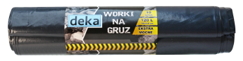 WORKI NA GRUZ EKSTRA MOCNE CZARNE 70*100CM 120L A10 DEKA D-300-0100