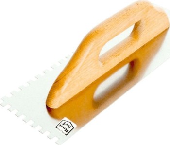 PACA NIERDZEWNA ZĘBATA UCHWYT DREWNIANY 380*130MM ZĄB 8*8 EPM E-323-6383