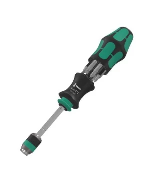 RĘKOJEŚĆ Z UCHWYTEM DO GROTÓW 1/4' Z MAGNESEM + 6 GROTÓW WERA W05051019001