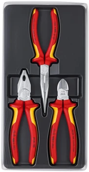 ZESTAW SZCZYPIEC 3 SZT. KNIPEX KN 00 20 12