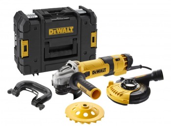 SZLIFIERKA KĄTOWA 125MM VS 1500W OSŁONA, REGULACJA PRĘDKOŚCI DEWALT DWE4257KT