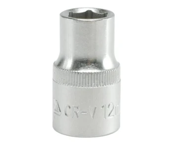 NASADKA KRÓTKA 6-KĄTNA CHROMOWANA 1/2'' 12MM YATO YT-1205