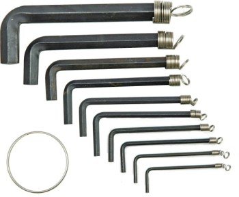 KLUCZE IMBUSOWE KOMPLET 10 SZTUK 1.5 - 10 TOYA W-56390