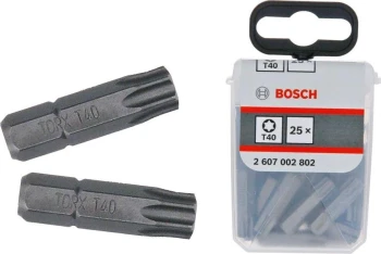 BIT, GROT, KOŃCÓWKA T40 25MM EXH 25PCS BOSCH 2607002802