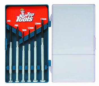 WKRĘTAKI PRECYZYJNE 6 SZTUK TOP TOOLS 39D193