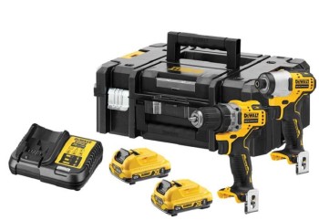 WIERTARKO-WKRĘTARKA DCD701 + ZAKR. UDAROWA DCF801 2*3.0 AH DEWALT DCK2110L2