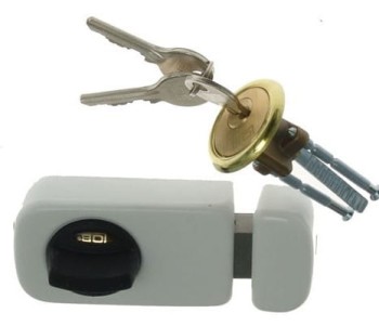ZAMEK NAWIERZCHNIOWY 3 KLUCZE TB61 60MM BRĄZOWY LOB ZN TRBR