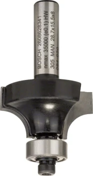 FREZ DO ZAOKRĄGLEŃ Z ŁOŻYSKIEM 8*28.7*53MM BOSCH 2608628341