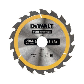PIŁA TARCZOWA DO DREWNA 184/30MM, 18 ZĘBÓW DEWALT DT1941-QZ