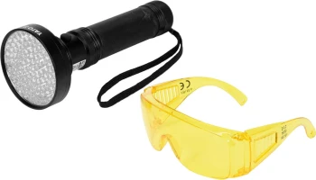 ZESTAW LATARKA UV 100 LED I OKULARY YATO YT-08582