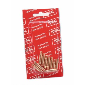 KOŃCÓWKA PRĄDOWA DO STALI M6*25 0.6MM MB15 OP. 10SZT IDEAL 103.4135