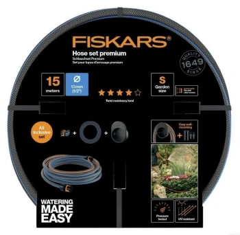 UCHWYT NAŚCIENNY Z WĘŻEM 13MM 1/2'' 15M Q4 FISKARS FS-1027678