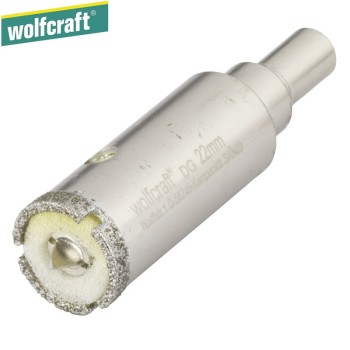 Otwornica diamentowa do płytek 22 mm Ceramic WOLFCRAFT 5922000
