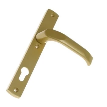 KLAMKA MALOWANA ZŁOTA 72MM WC UN KL D7W ZŁ