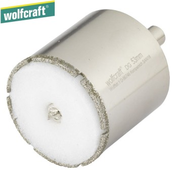 Otwornica diamentowa do płytek 53 mm Ceramic WOLFCRAFT 5929000