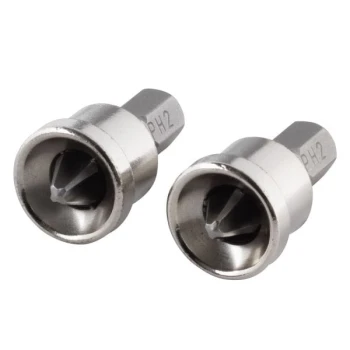 Bit krzyżowy PH 2 - 25 mm z ogranicznikiem 2 szt. WOLFCRAFT 1342000