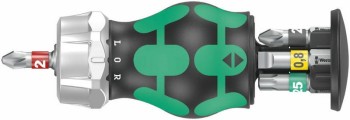 WKRĘTAK KRAFTFORM KOMPAKT STUBBY MAGAZIN RA 2, Z 6 BITAMI WERA W05008884001