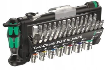 ZESTAW BITÓW I NASADEK Z GRZECHOTKĄ TOOL CHECK 39EL. WERA W05056491001