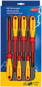 ZESTAW WKRĘTAKÓW IZOLOWANYCH 6SZT. KNIPEX KN 00 20 12V
