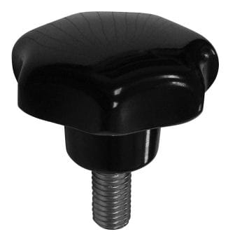 UCHWYT BAKELITOWY Z TRZPIENIEM CZARNY M8*20MM DIN6336L UN HS 092850
