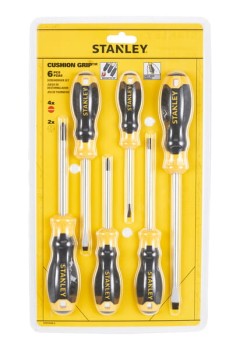ZESTAW WKRĘTAKÓW C/GRIP, 6SZT. STANLEY S/16-165-0