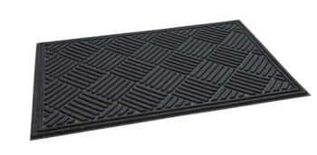 WYCIERACZKA ECO RIB -CROSSHATCH 60X90 BLACK UN WYCIER 25361