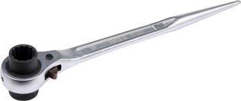 KLUCZ NASADOWY DWUSTRONNY Z GRZECHOTKĄ 19*22MM YATO YT-4937