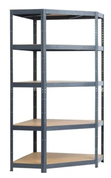 REGAŁ METALOWY NAROŻNY 180*90*90*40, OCYNK UN TG-REG 5456
