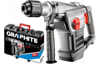 MŁOT UDAROWY OBROTOWY SDS-MAX 1250W UDAR 10J GRAPHITE 58G874