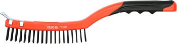 SZCZOTKA DRUCIANA 3-RZĘDOWA 340MM SKROBAK YATO YT-6331