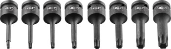 ZESTAW KLUCZY UDAROWYCH TORX 1/2 9 CZĘŚCI NEO 08-712