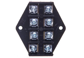 LISTWA ZACISKOWA, PŁYTKA ODGAŁĘŹNA ZPT/2,5MM2 4-TORY CZARNA UN E121YY-SI003