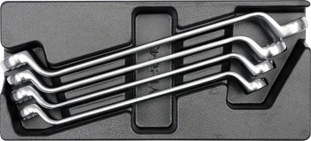 WKŁAD DO SZUFLADY KLUCZE OCZKOWE ODGIĘTE 21- 32MM 4 CZĘŚCI YATO YT-5543