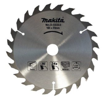 PIŁA SPIEKOWA DO DREWNA 165*20*24Z MAKITA D-03333