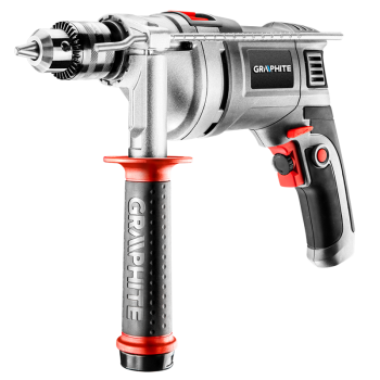 WIERTARKA UDAROWA 720W UCHWYT KLUCZYKOWY 13 MM OBROTY 0-3000 GRAPHITE 58G727