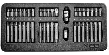 KOŃCÓWKI WKRĘTAKOWE 30-75 MM ZESTAW 40 SZTUK WKŁADKA NEO 84-236
