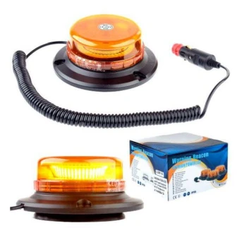 LAMPA OSTRZEGAWCZA OBROTOWA - MAGNES WL400 3W LED MOCNA UN EV LAWL400