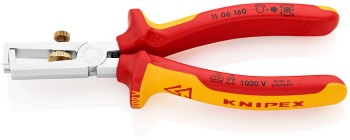 SZCZYPCE DO ŚCIĄGANIA IZOLACJI 1000V 160MM KNIPEX KN 11 06 160