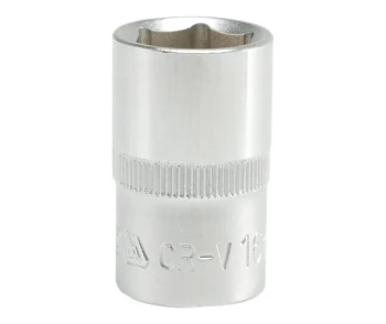 NASADKA KRÓTKA 6-KĄTNA CHROMOWANA 1/2'' 16MM YATO YT-1209